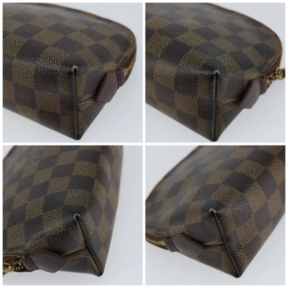 LOUIS VUITTON Damier Ebene Pochette Cosmetic PM Pouch - Picture 16 of 16